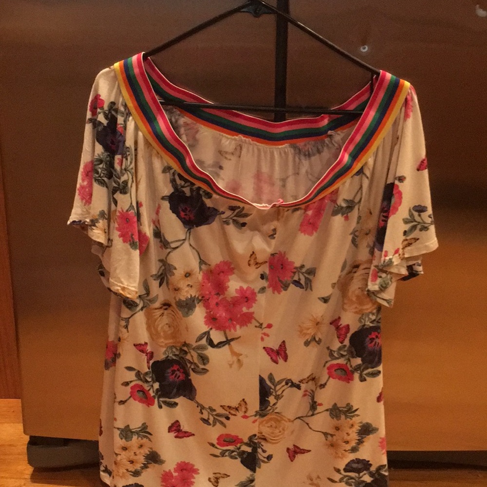 Women’s cute blouse size large euc